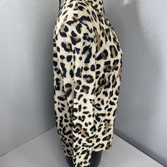 Anatomie “Tania” Cheetah Snap-Front Blouse – Size S (NWT) - Picture 6 of 9